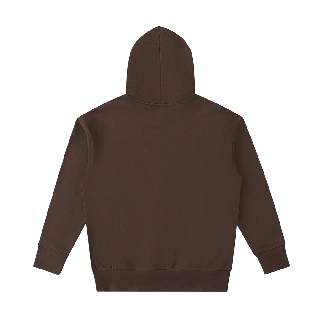 Hoodie with crimson red Jerusalem Cross printed on the front