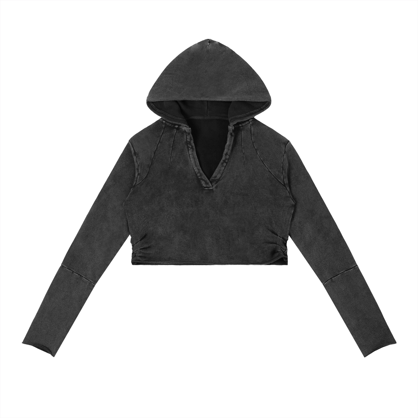 Sweat à capuche en V