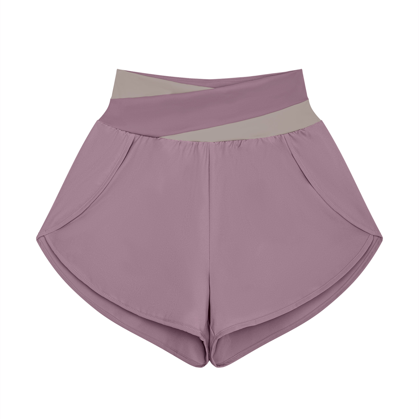 Shorts à panneaux pour le yoga
