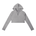 V- neckline Hoodie