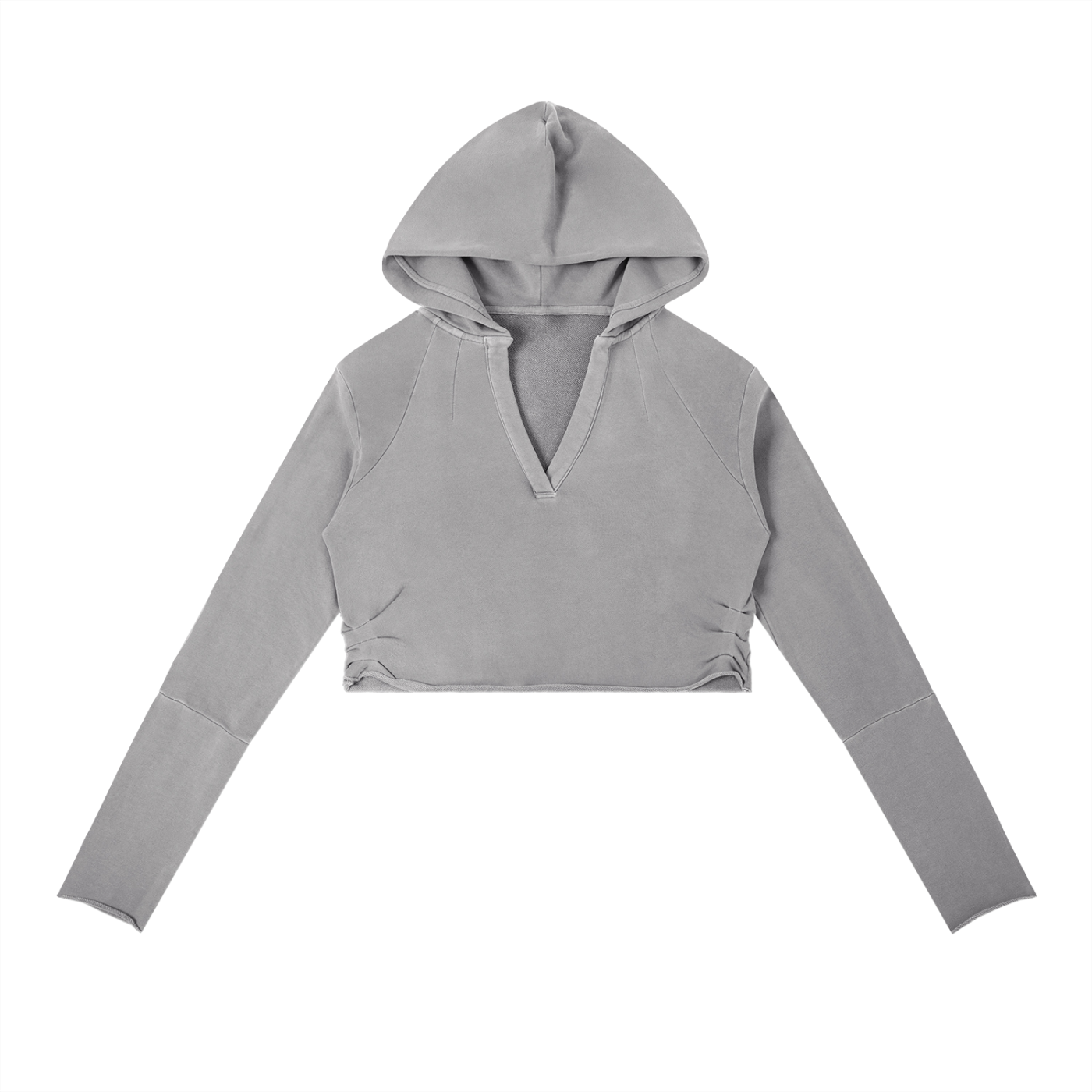 V- neckline Hoodie