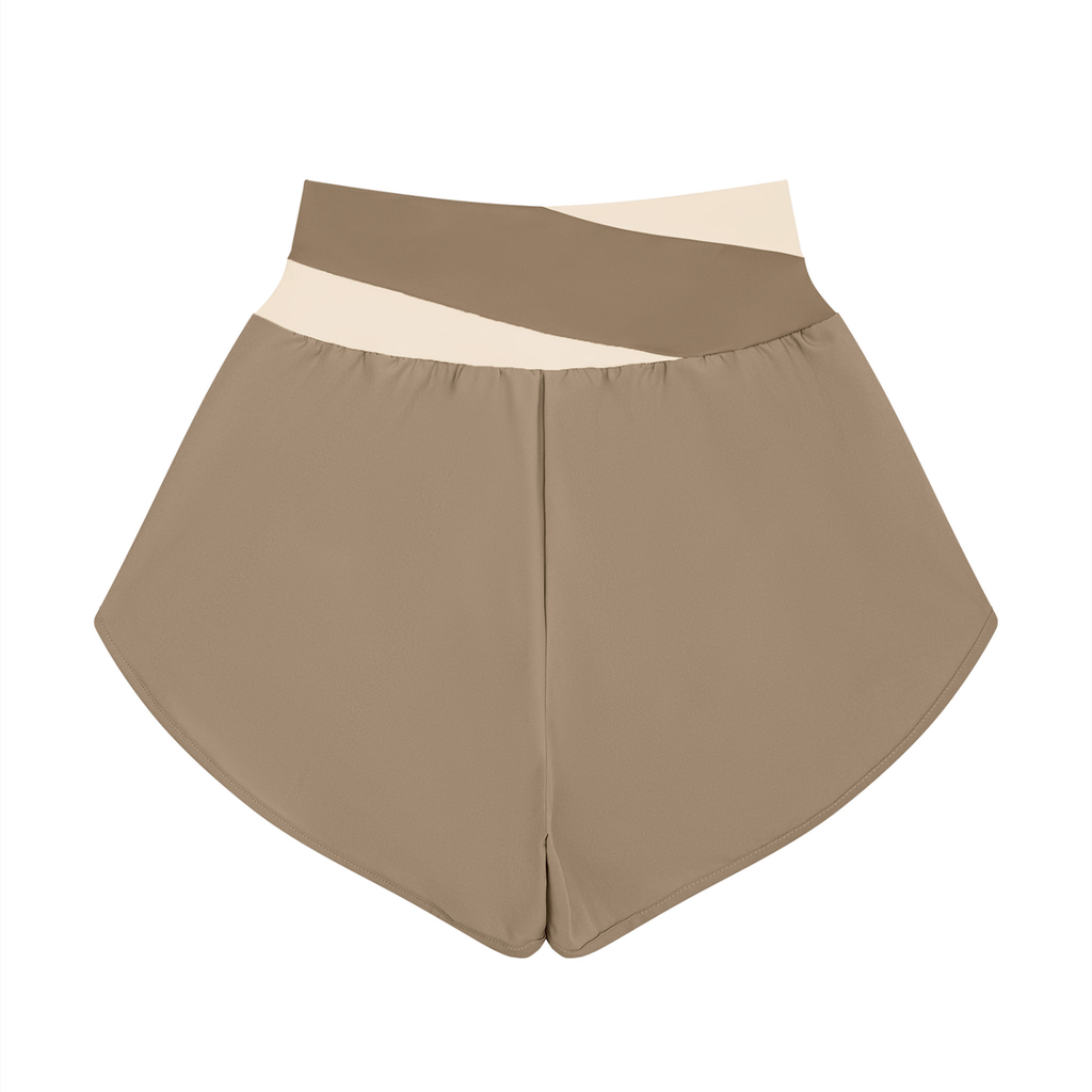 Shorts à panneaux pour le yoga