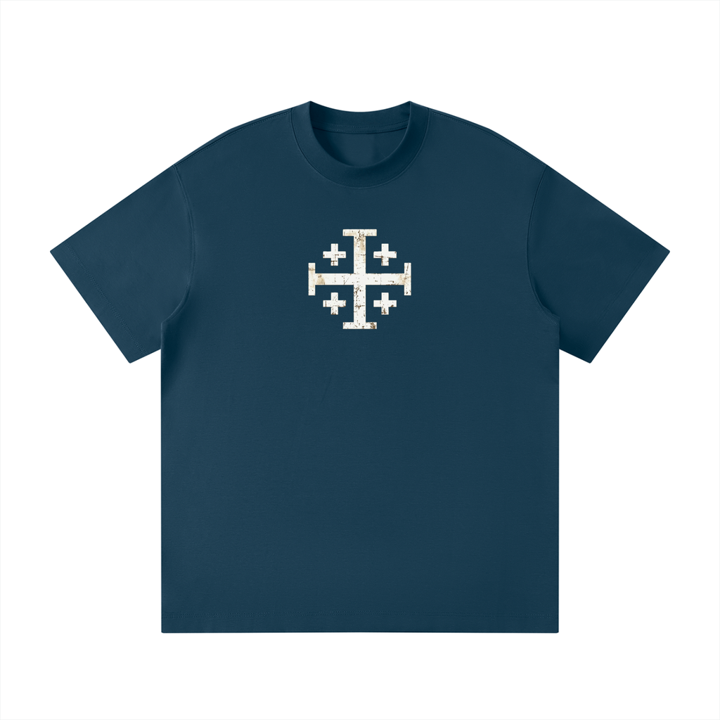 Jerusalem Cross white