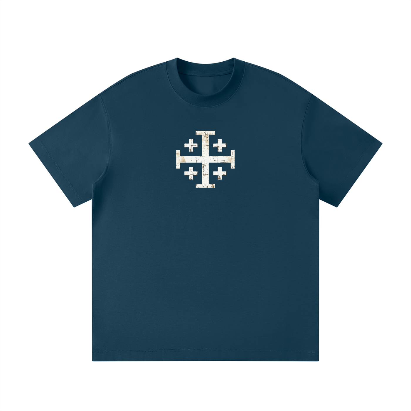 Jerusalem Cross white