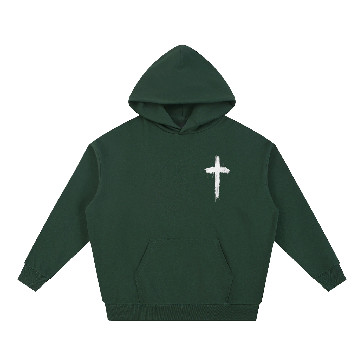 Crucifix on the front