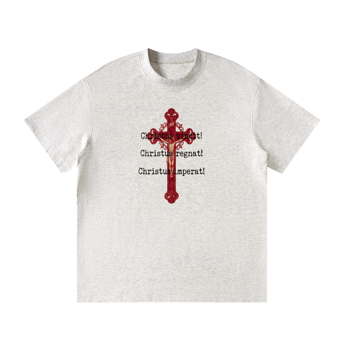 Christus vincit Christus regnat Christus imperat with Crucifix