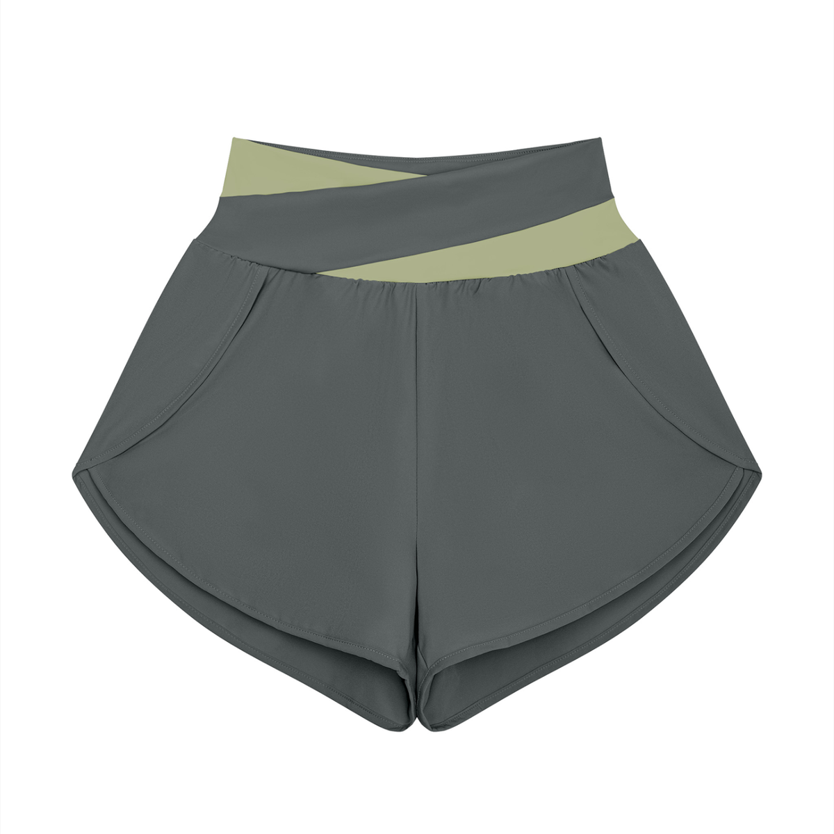 Shorts à panneaux pour le yoga