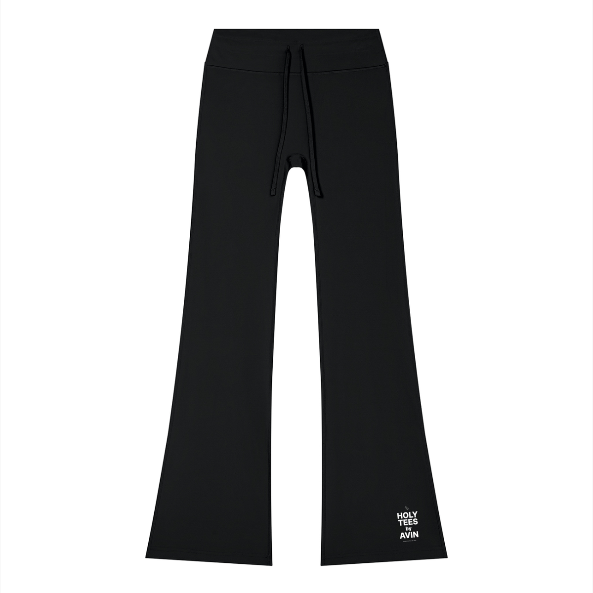 Pantalon de yoga évasé à cordon de serrage