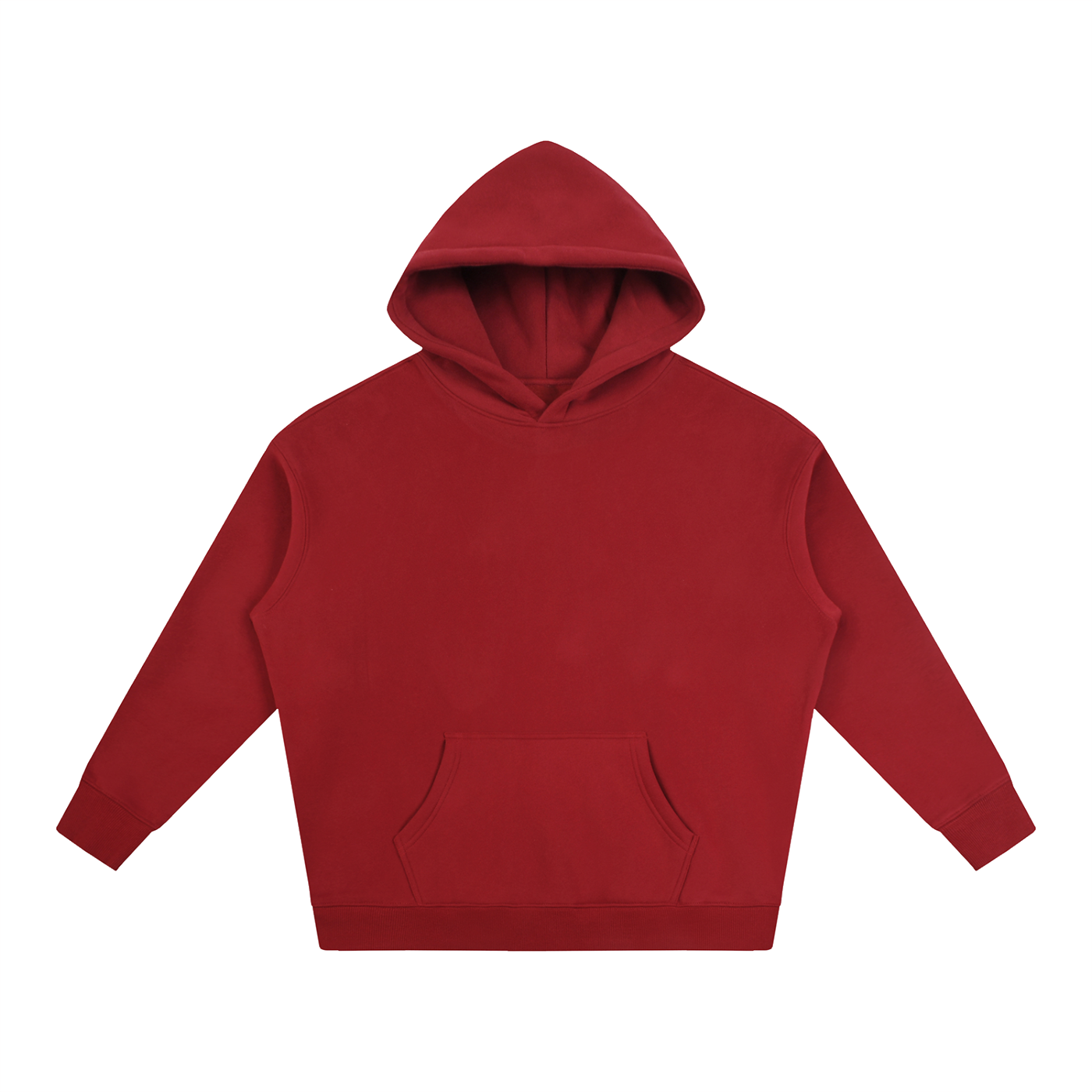 Sweat à capuche oversize unisexe molletonné (350 g/m²)