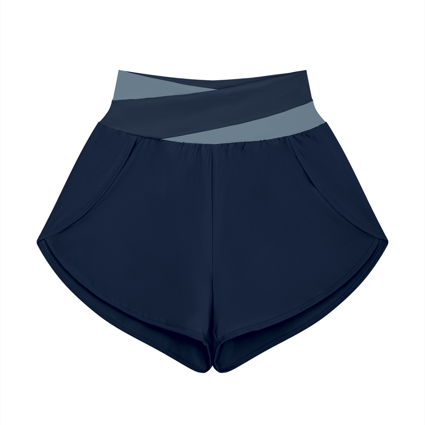 Shorts à panneaux pour le yoga