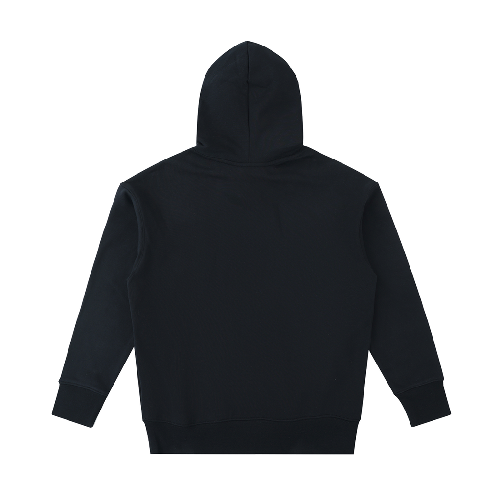 Hoodie with crimson red Jerusalem Cross printed on the front