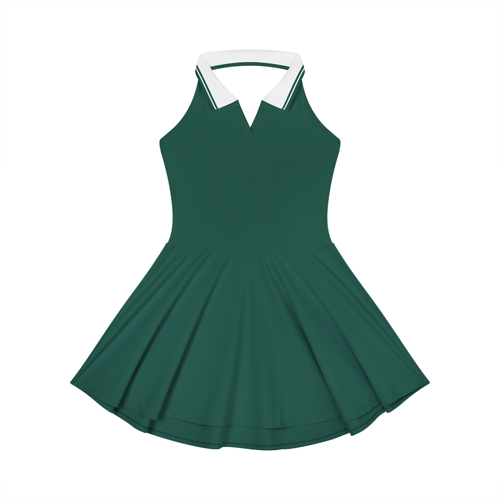 Collared Halter A-Line Tennis or Pickle Ball Dress
