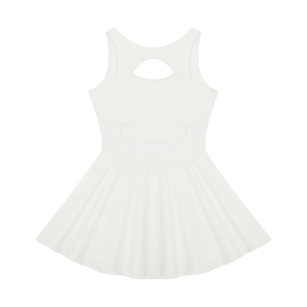 Robe de tennis ou de pickleball à dos ouvert