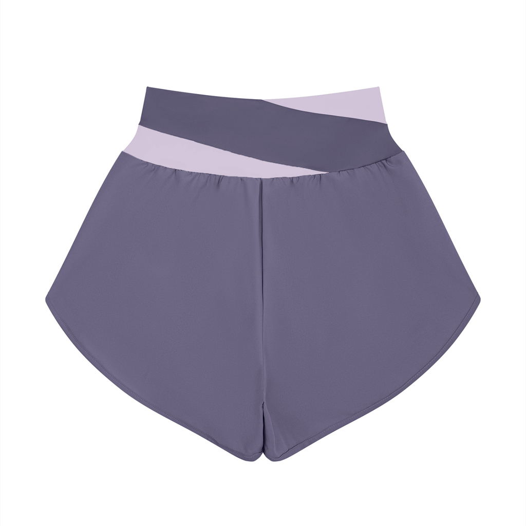 Shorts à panneaux pour le yoga