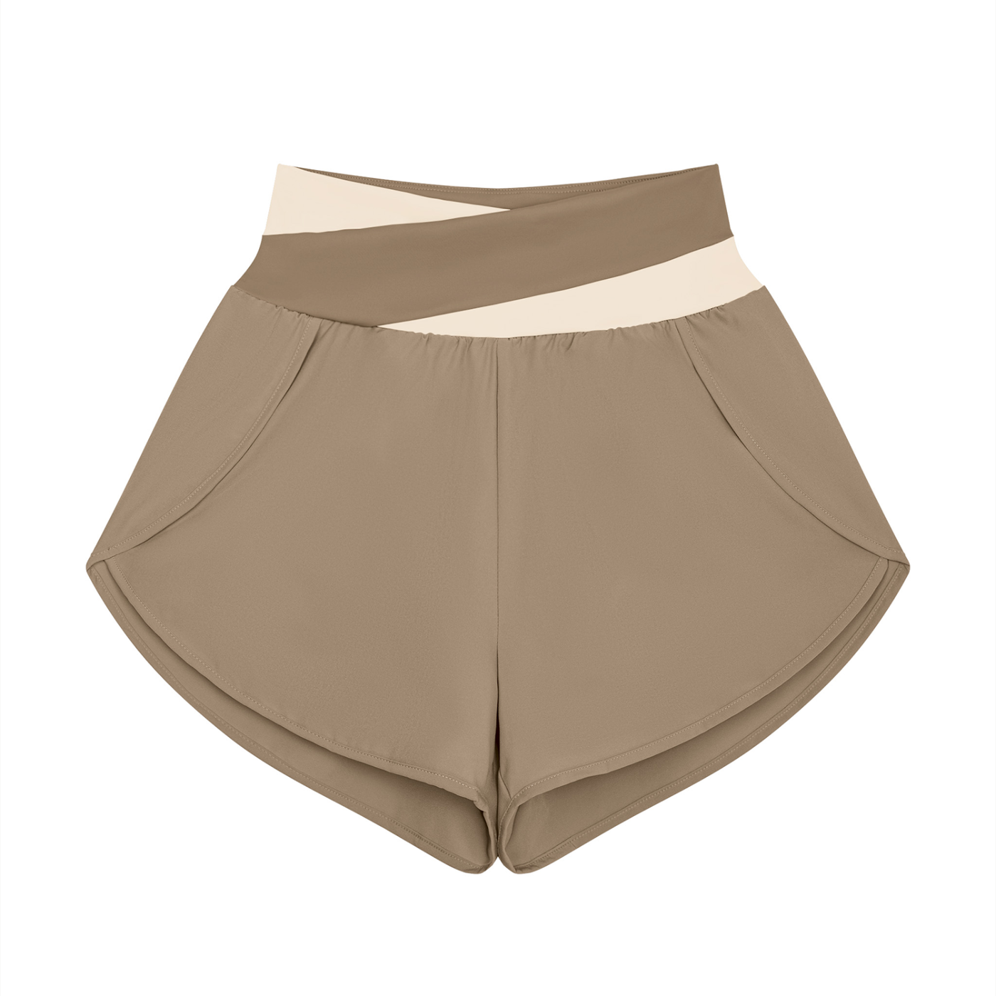 Shorts à panneaux pour le yoga