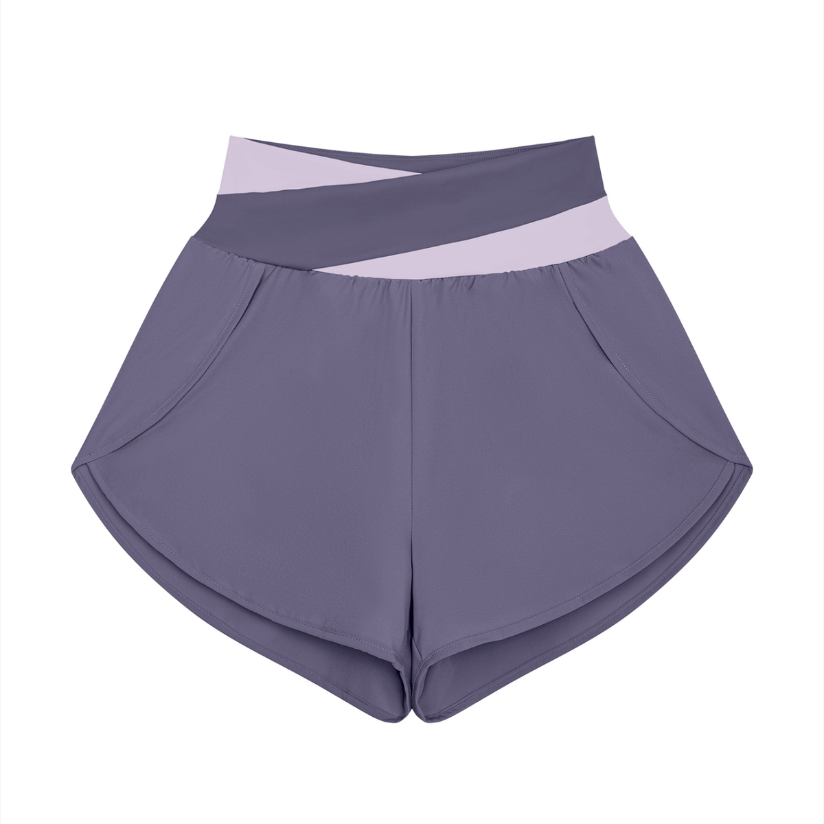 Shorts à panneaux pour le yoga