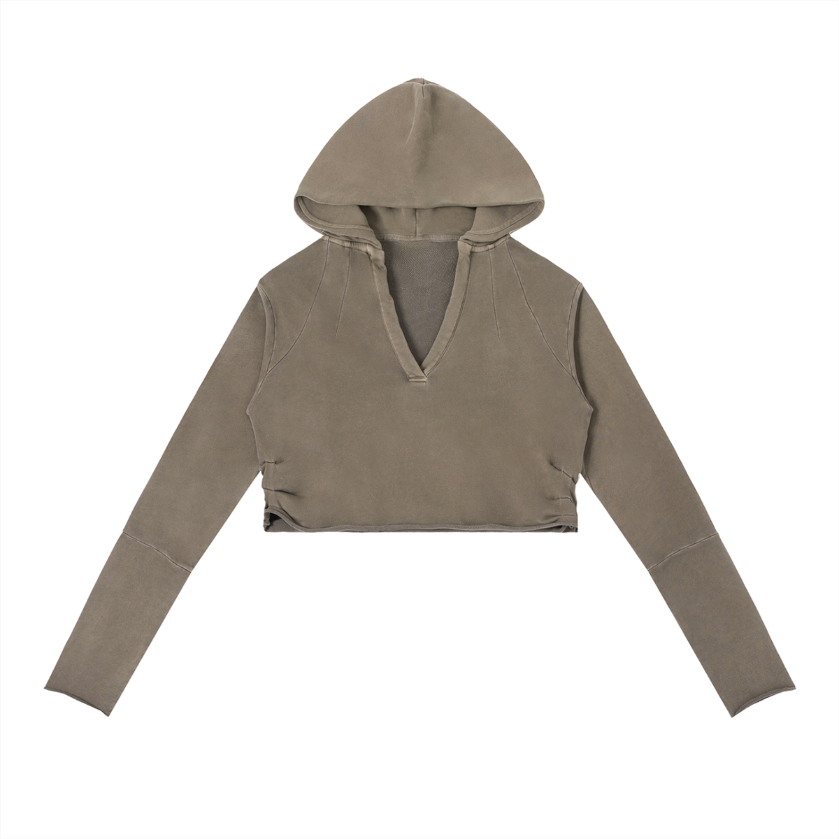 Sweat à capuche en V