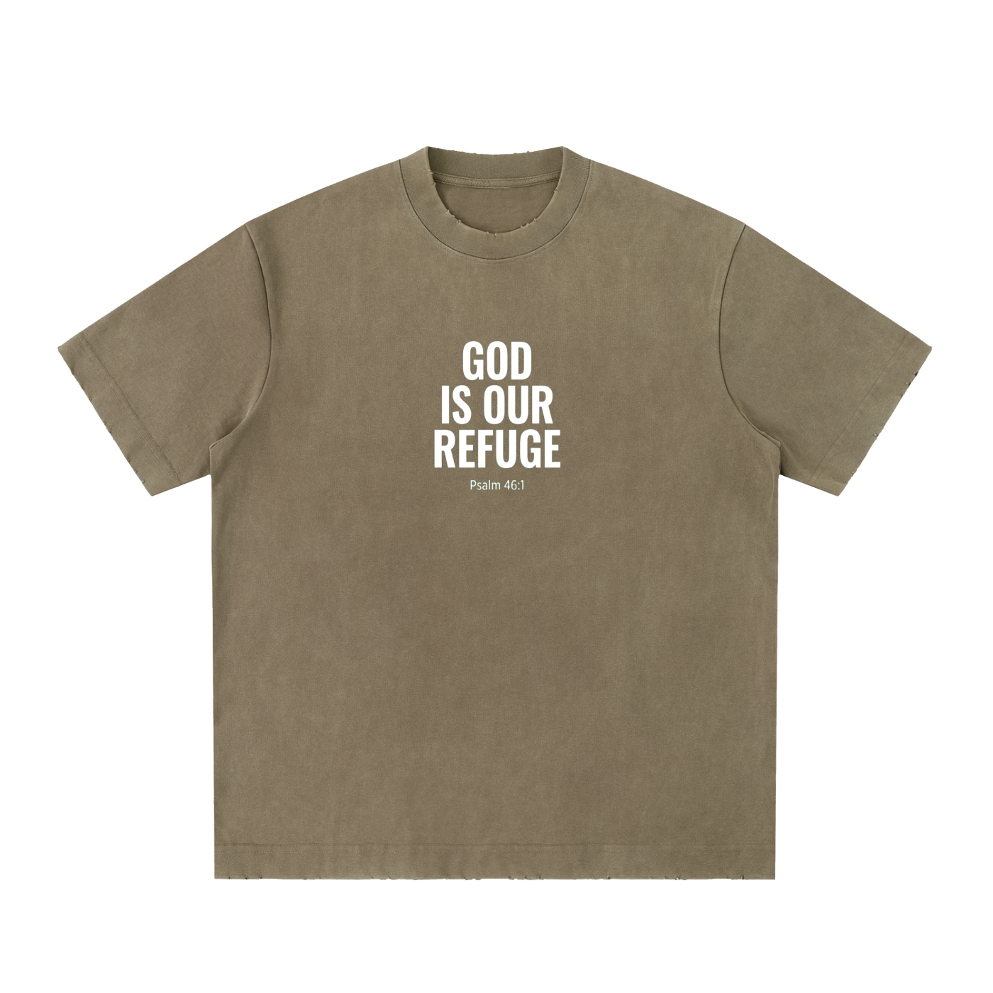 God is our refuge unisex t-shirt