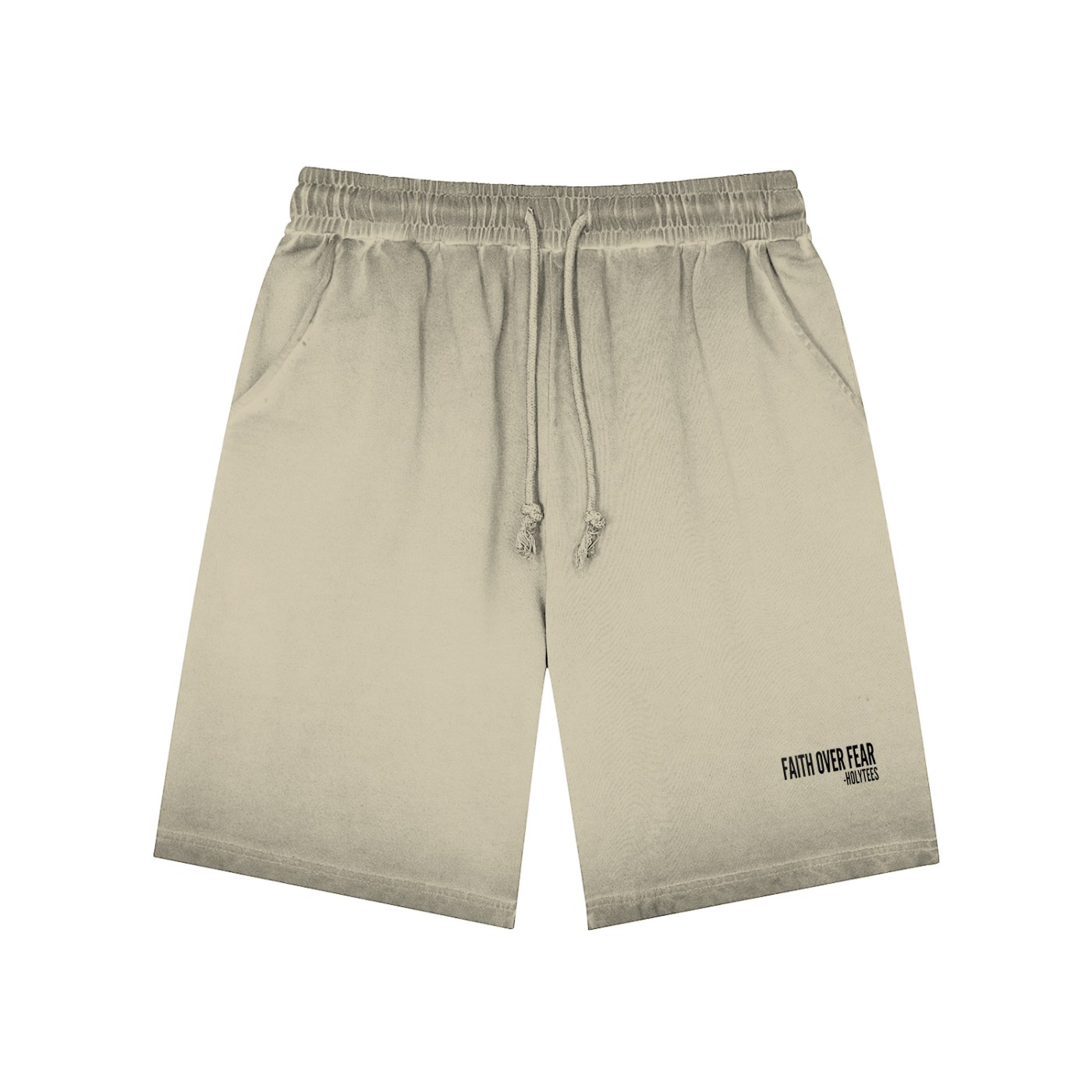 Sweat shorts reverse dye Faith Over Fear