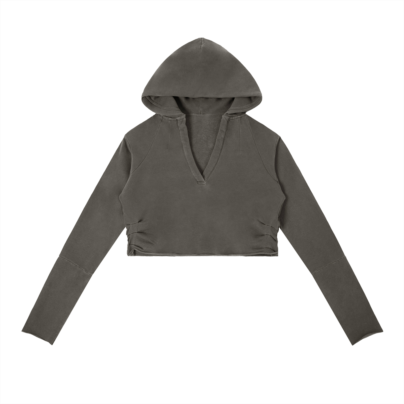 Sweat à capuche en V