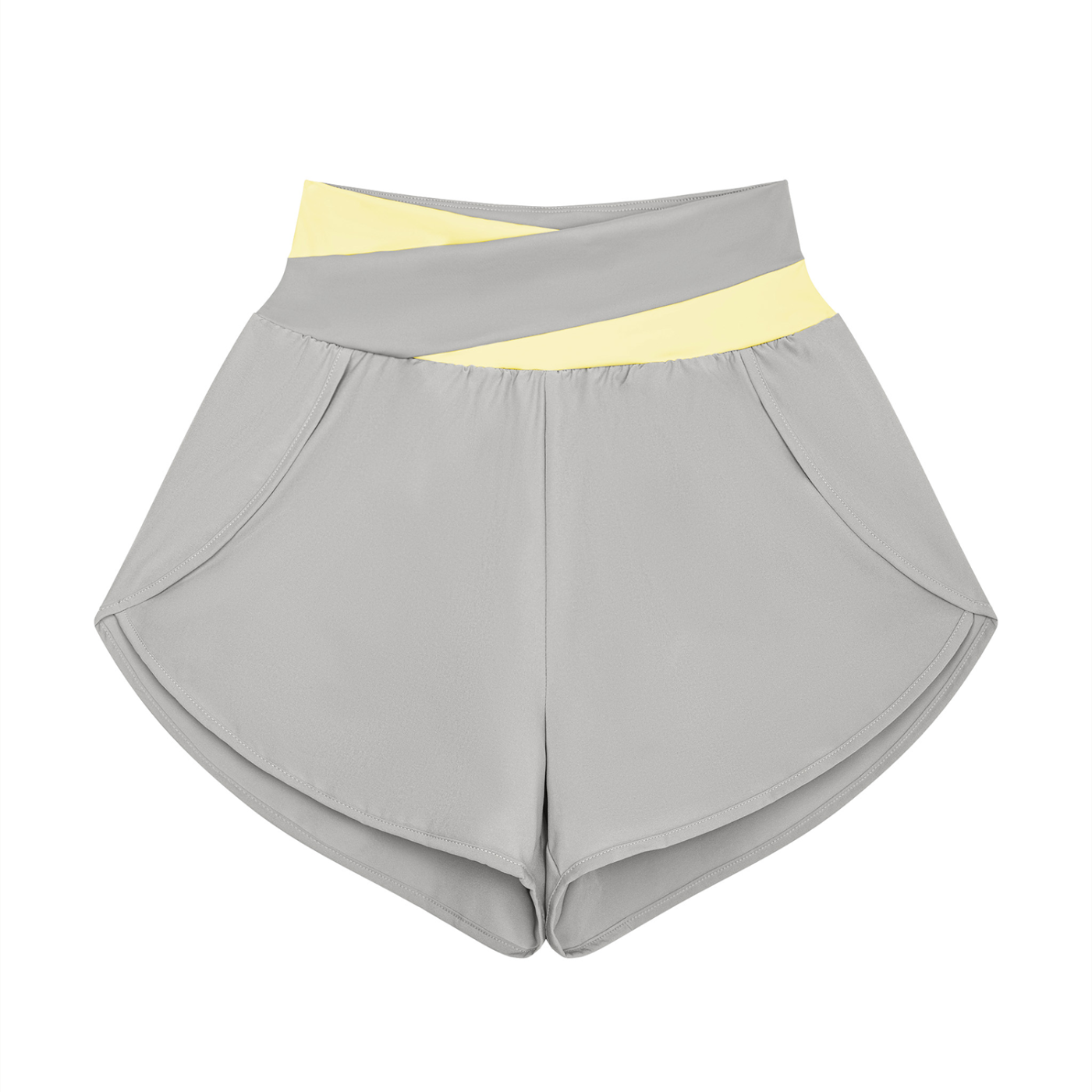 Shorts à panneaux pour le yoga