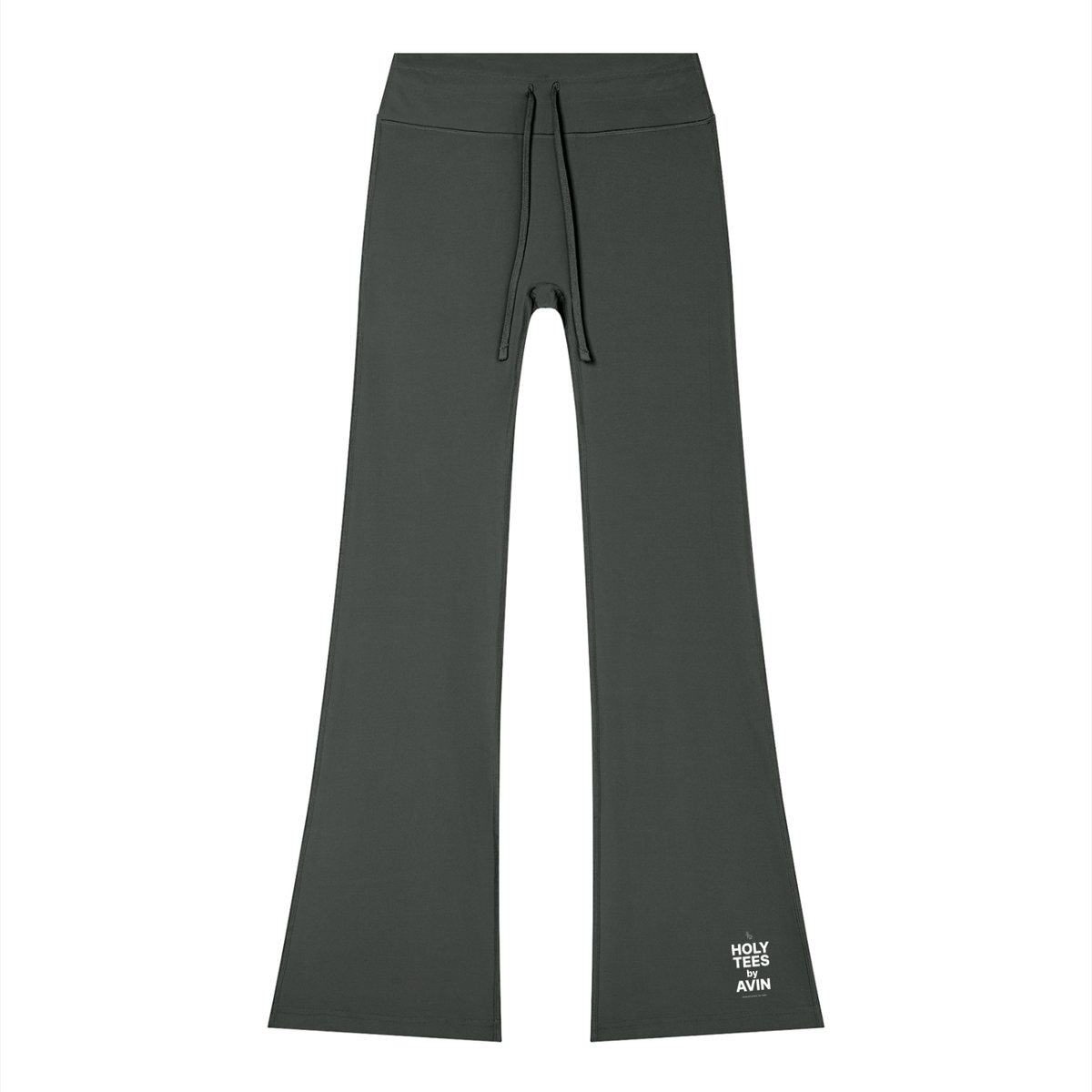 Pantalon de yoga évasé à cordon de serrage