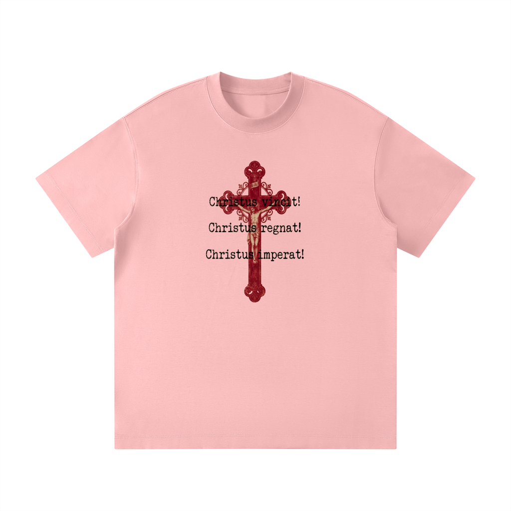 Christus vincit Christus regnat Christus imperat with Crucifix
