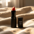 Lipstick - Fire Cracker Red Beeswax-Based Sheer Finish Infused With Castor Seed & Jojoba Oils For Lush Hydration Paraben & Cruelty-Free